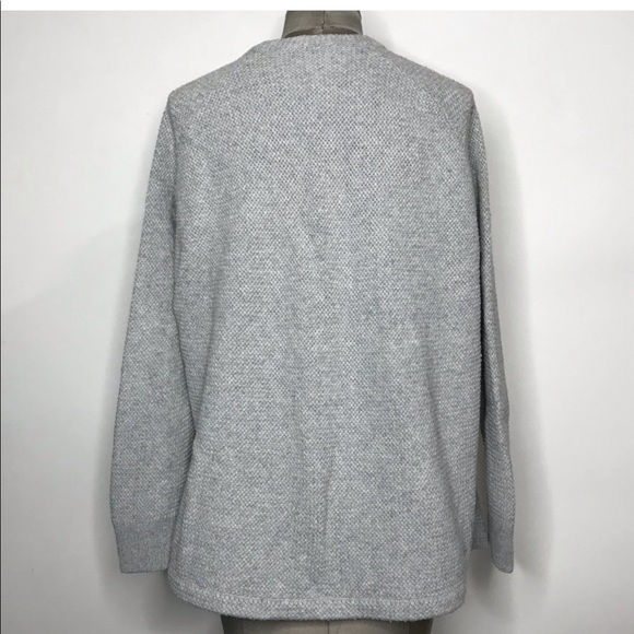 ◾️Madewell Palisades Gray Sweater Cardigan Size Large - Picture 2 of 9
